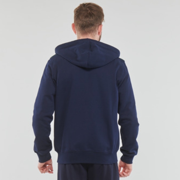 Men's Lacoste Unbrushed Fleece Zipped Hoodie - Picture 3 of 6
